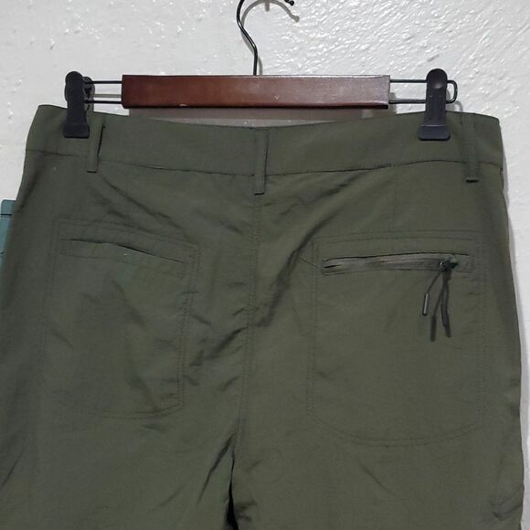 American Outback Hiking Lightweight Convertible Pants/Shorts in Green Size M - Picture 11 of 16